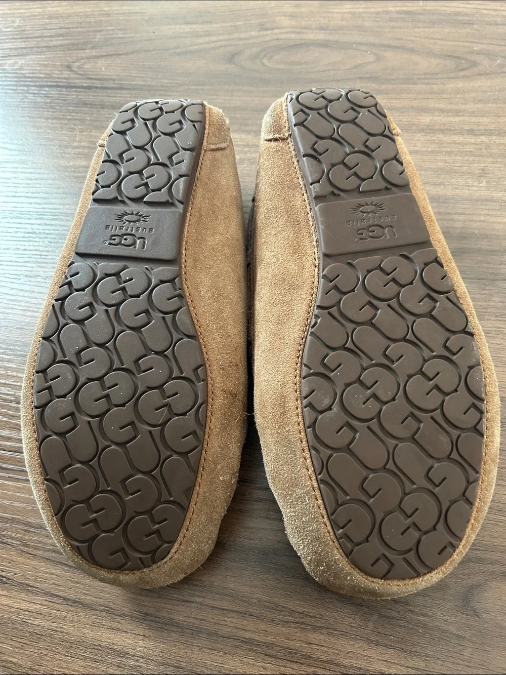 UGG Chestnut Suede Moccasin Slippers 4